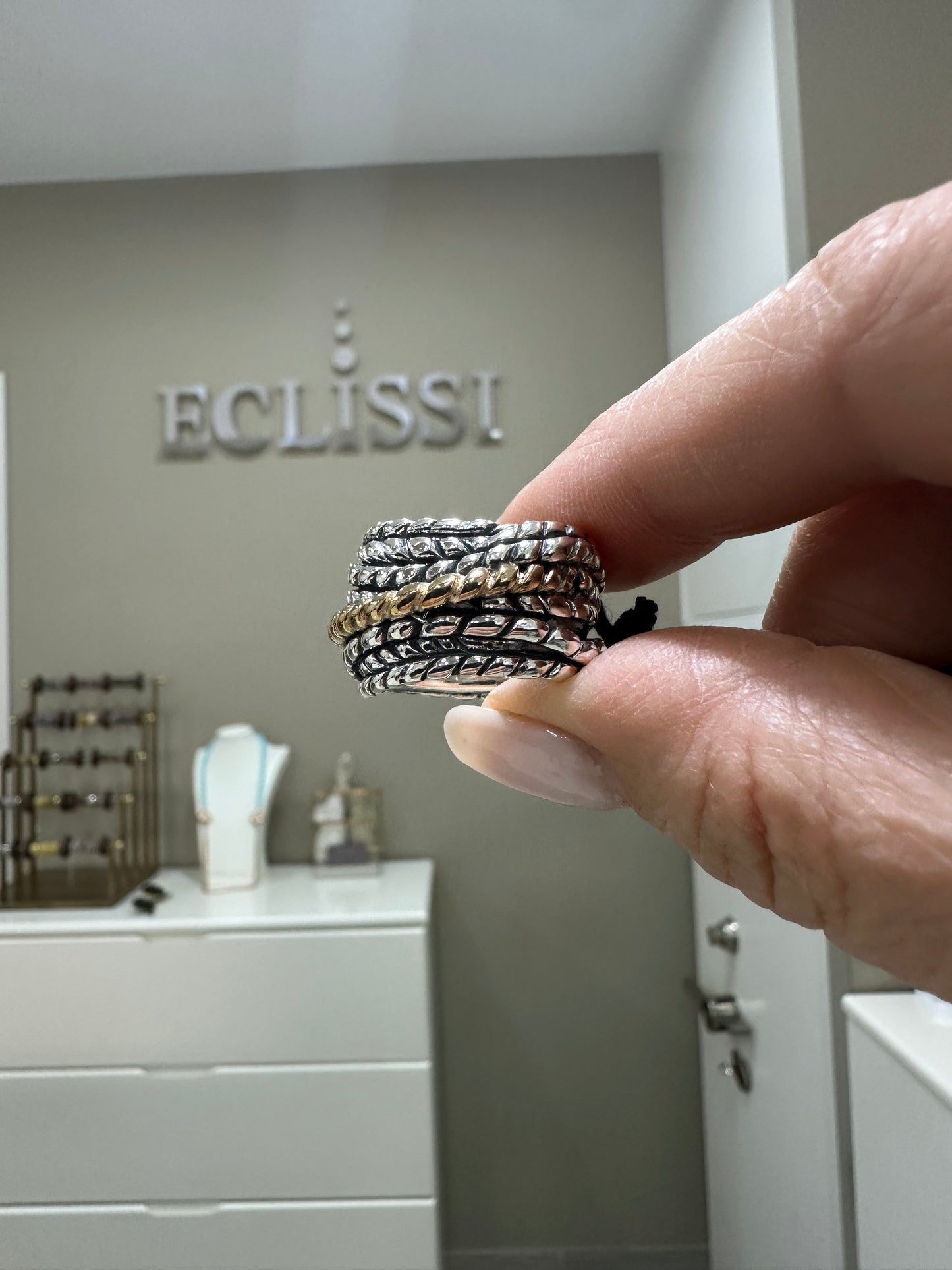 Anello Nemoris Fascia Argento