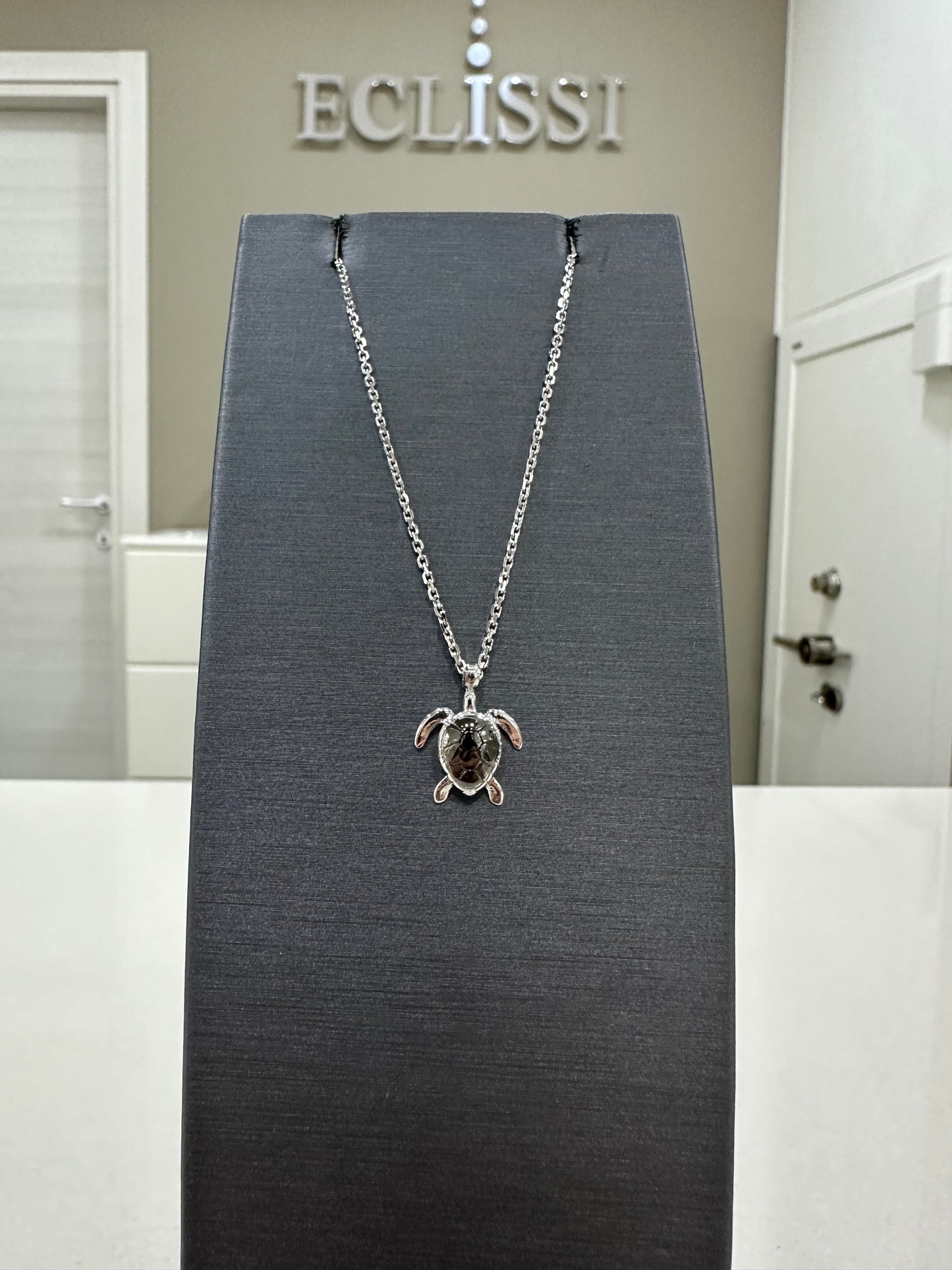 Collana Zancan Con Tartaruga Argento