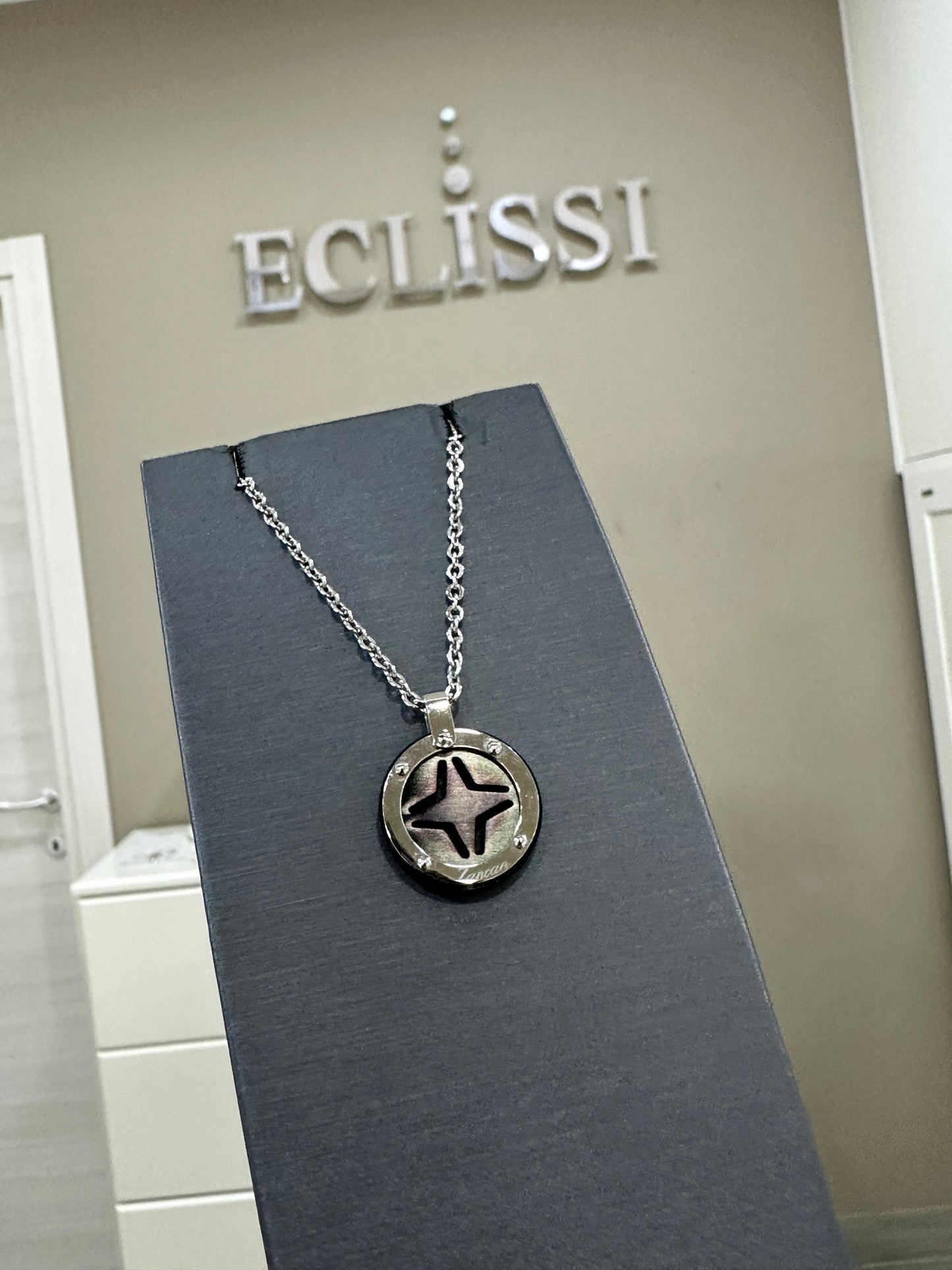 Collana Zancan Hi Teck Rosa Dei Venti