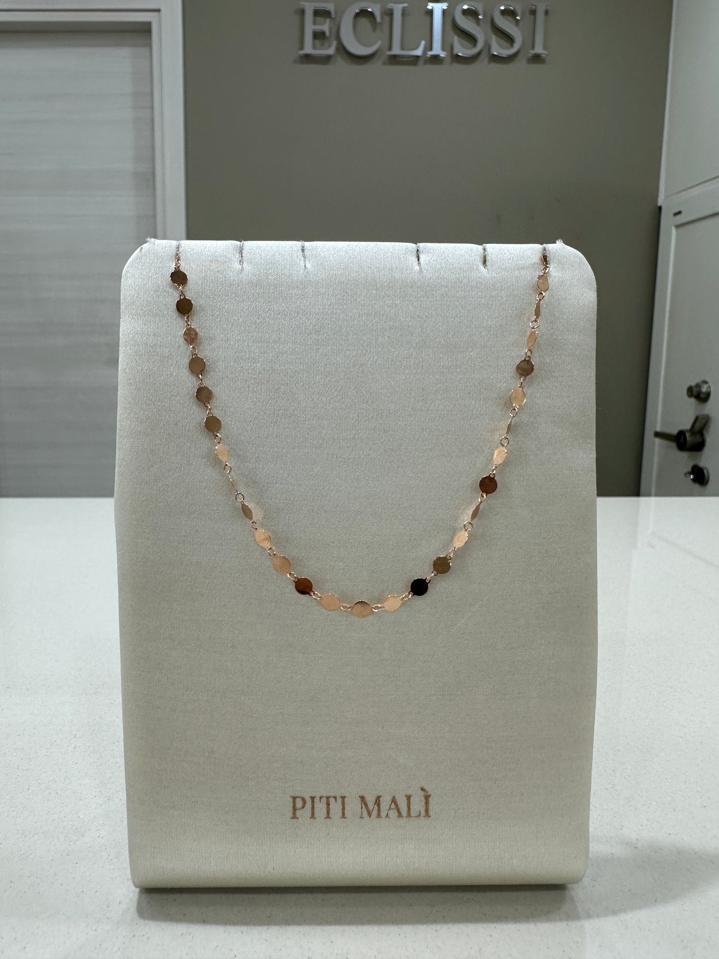Collana Piti Mali Cerchi Rosè