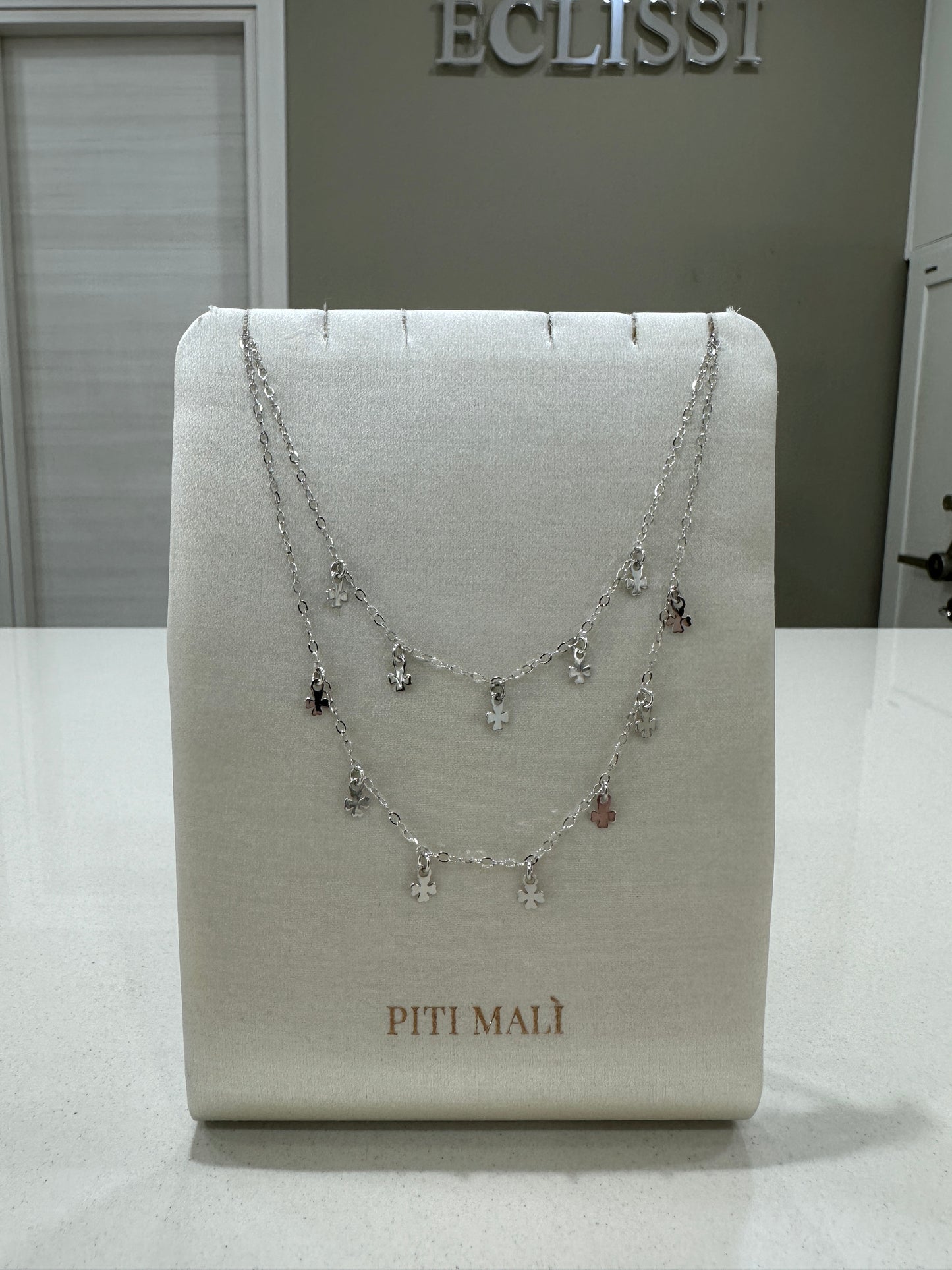 Collana Piti Mali Con Quadrifogli