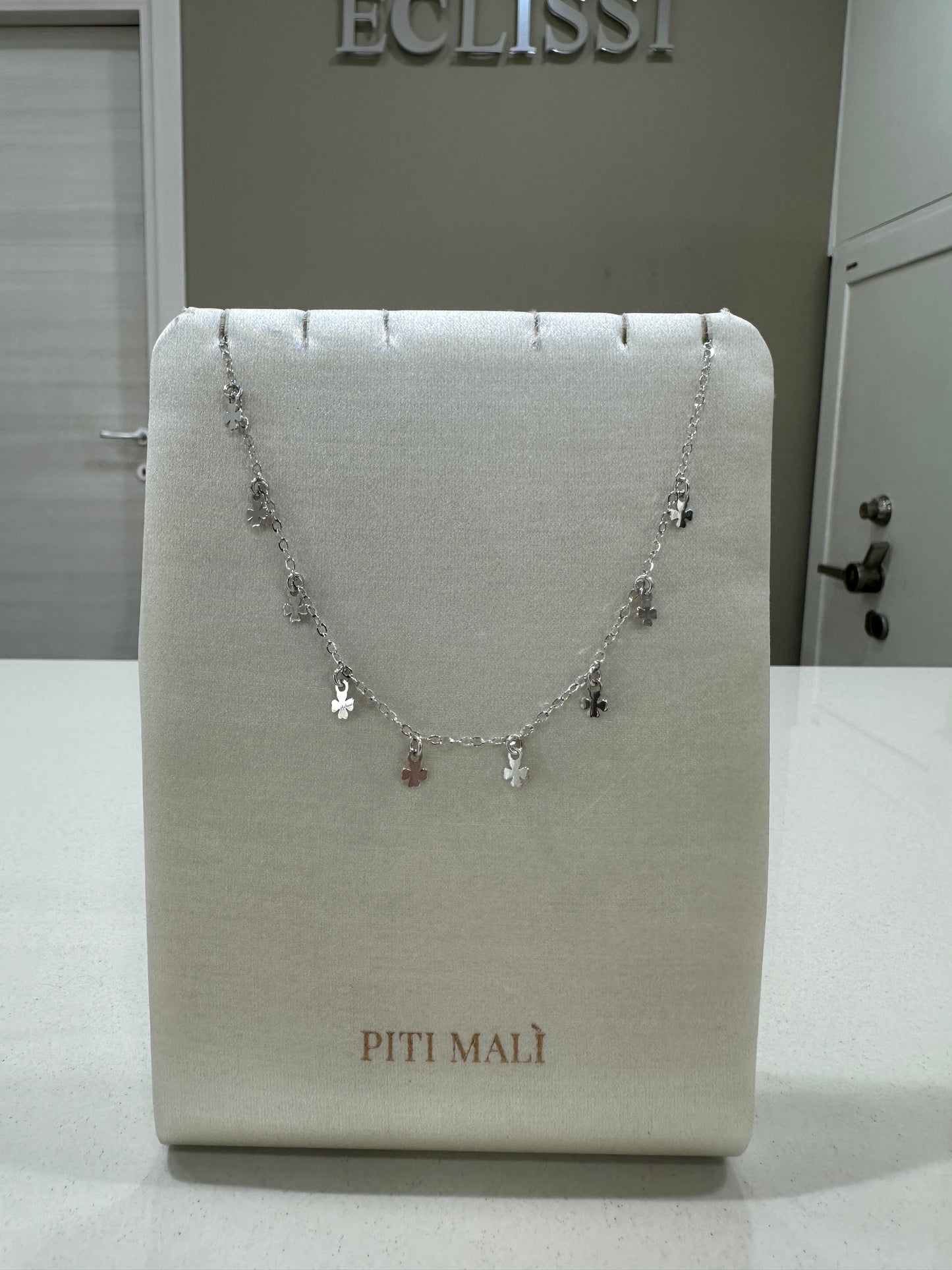 Collana Girocollo Piti Mali Quadrifogli