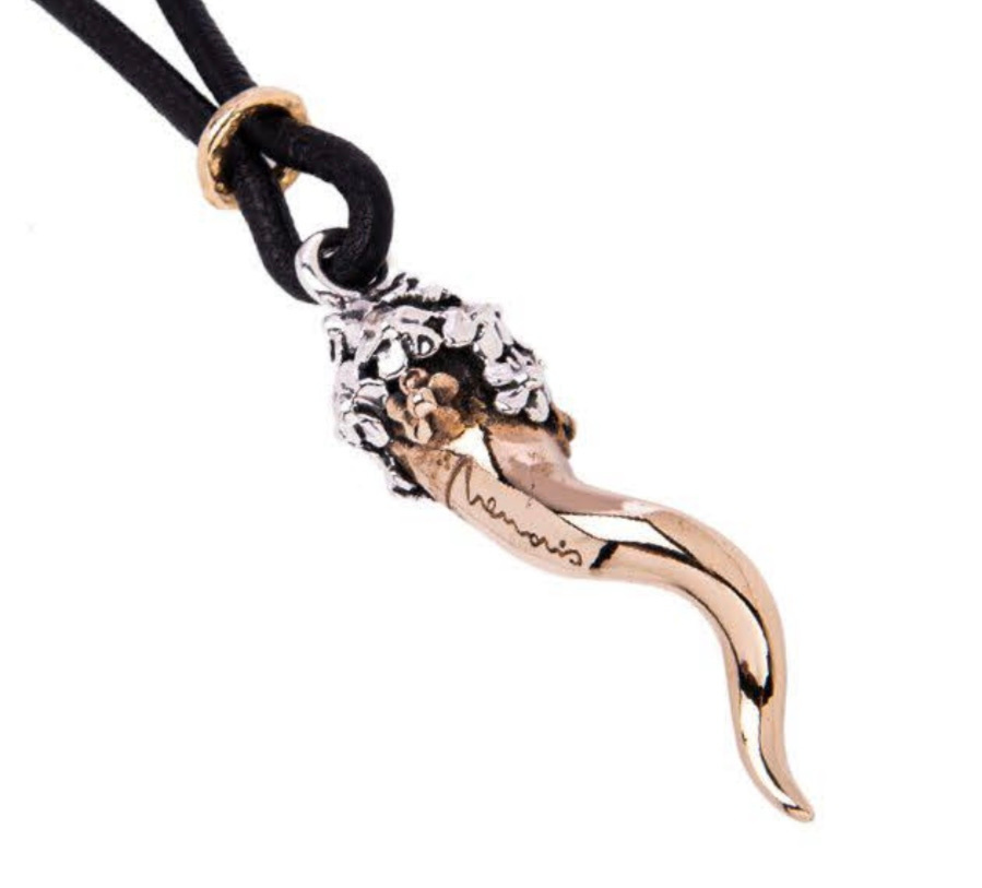 Collana Nemoris Con Ciondolo Corno