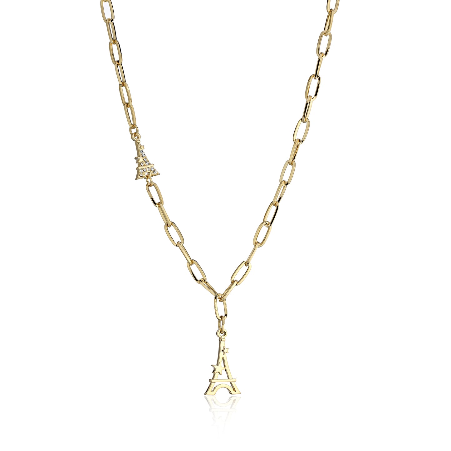Collana Mewo Dorata Con Torre Eiffel