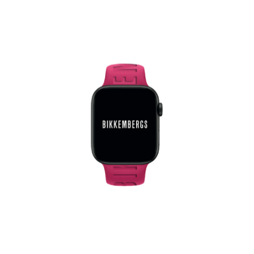 Smartwatch Bikkembergs Small Con Cassa Nera e Cinturino Rosso Rubino