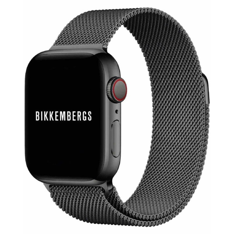 Smartwatch Bikkembergs Medium Cassa Nera e Cinturino Maglia Milano Nero