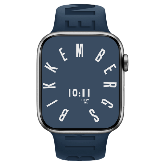 Smartwatch Bikkembergs Cassa Acciaio e Cinturino Blu Con Logo