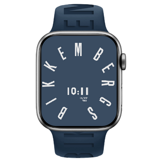 Smartwatch Bikkembergs Cassa Acciaio e Cinturino Blu Con Logo