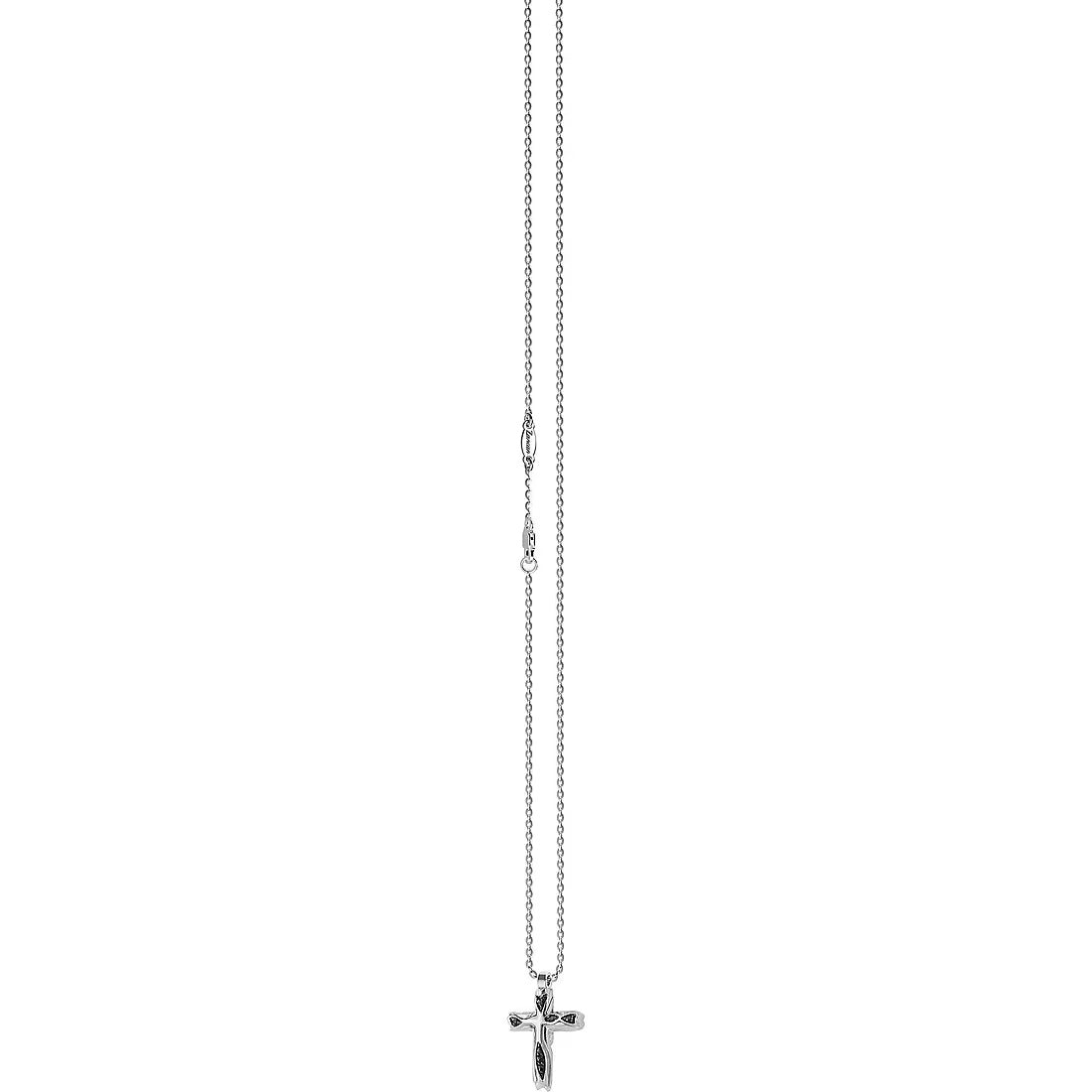 Collana Croce Zancan Con Spinelli Neri