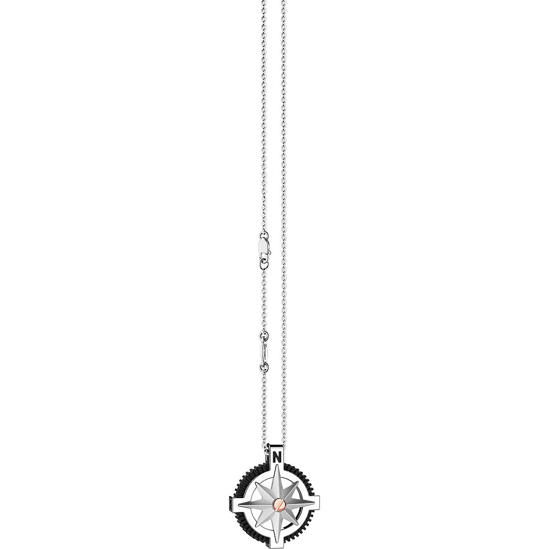 Collana Zancan Rosa Dei Venti Con Dettaglio Centrale Rosè