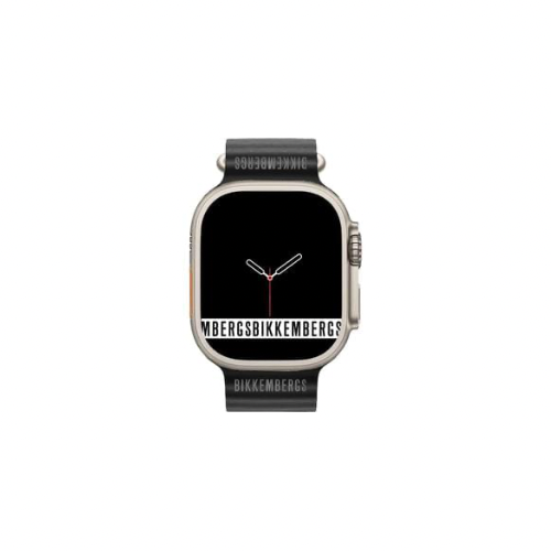 Smartwatch Bikkembergs Big Cassa Titanio E Cinturino Nero