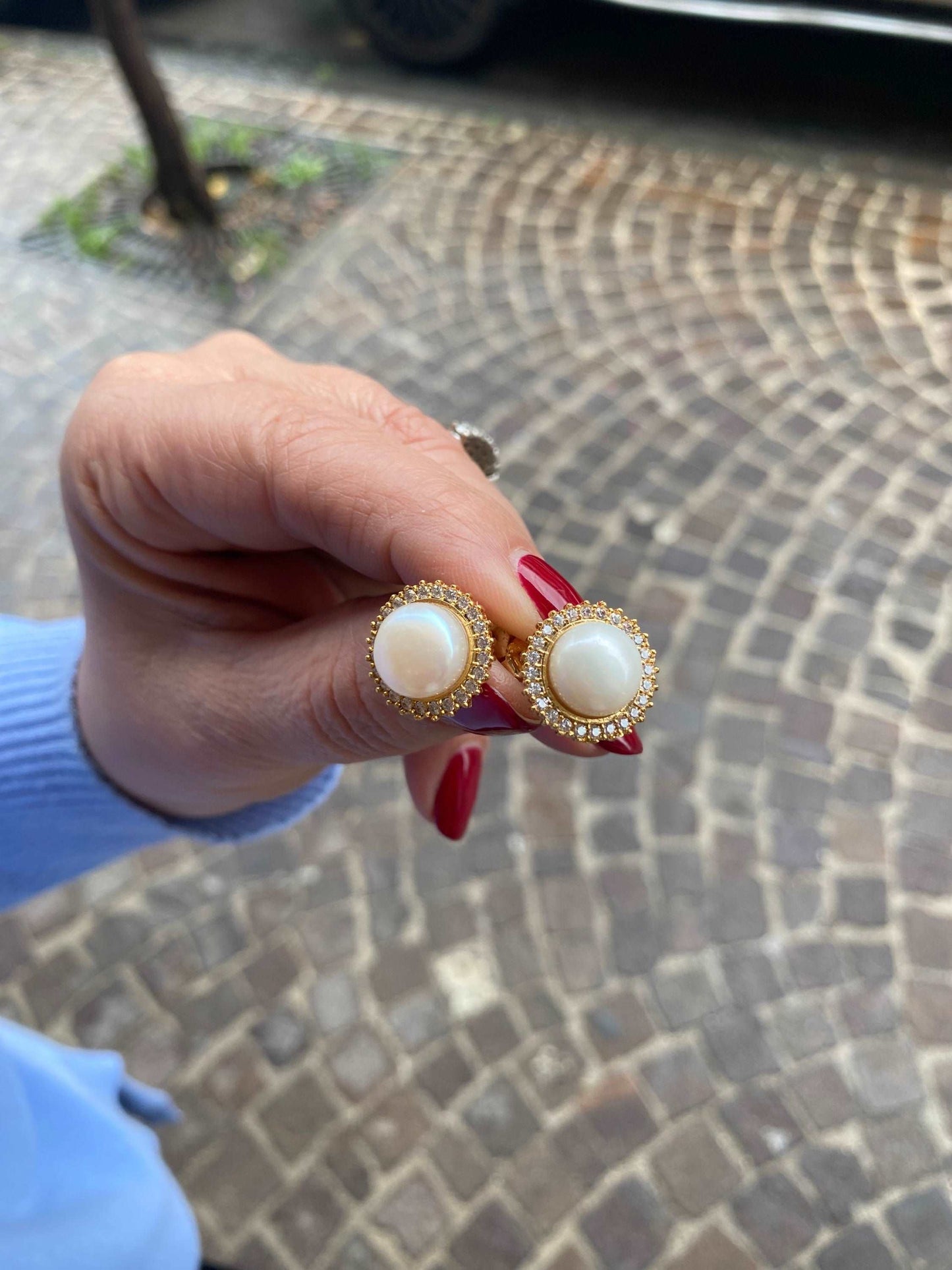 Orecchini Con Perla Collane
