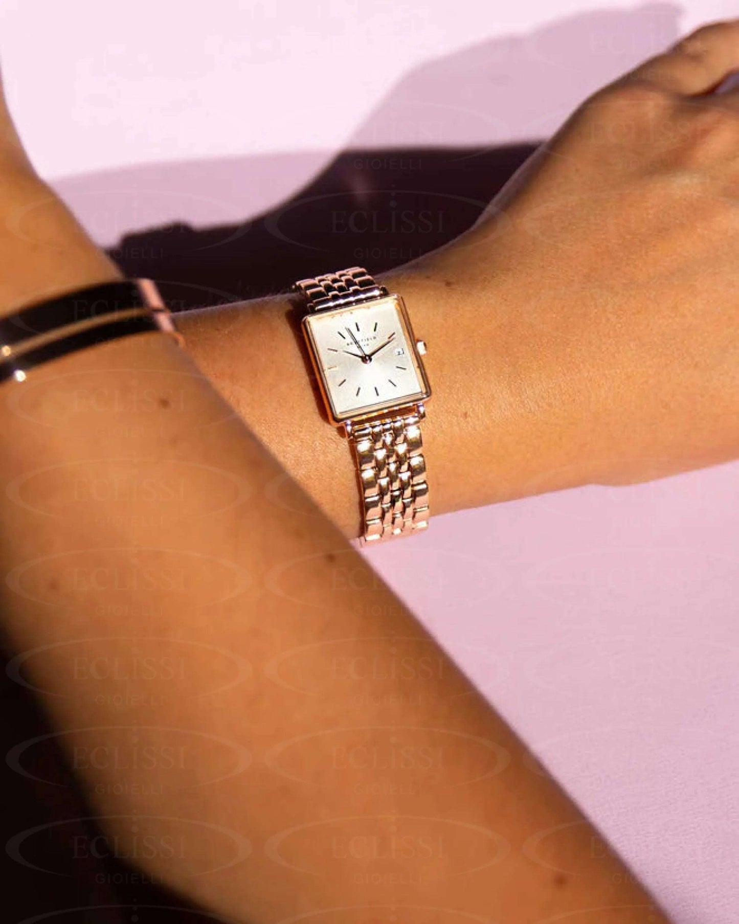 Orologio Rosefield Boxy Oro Rosa