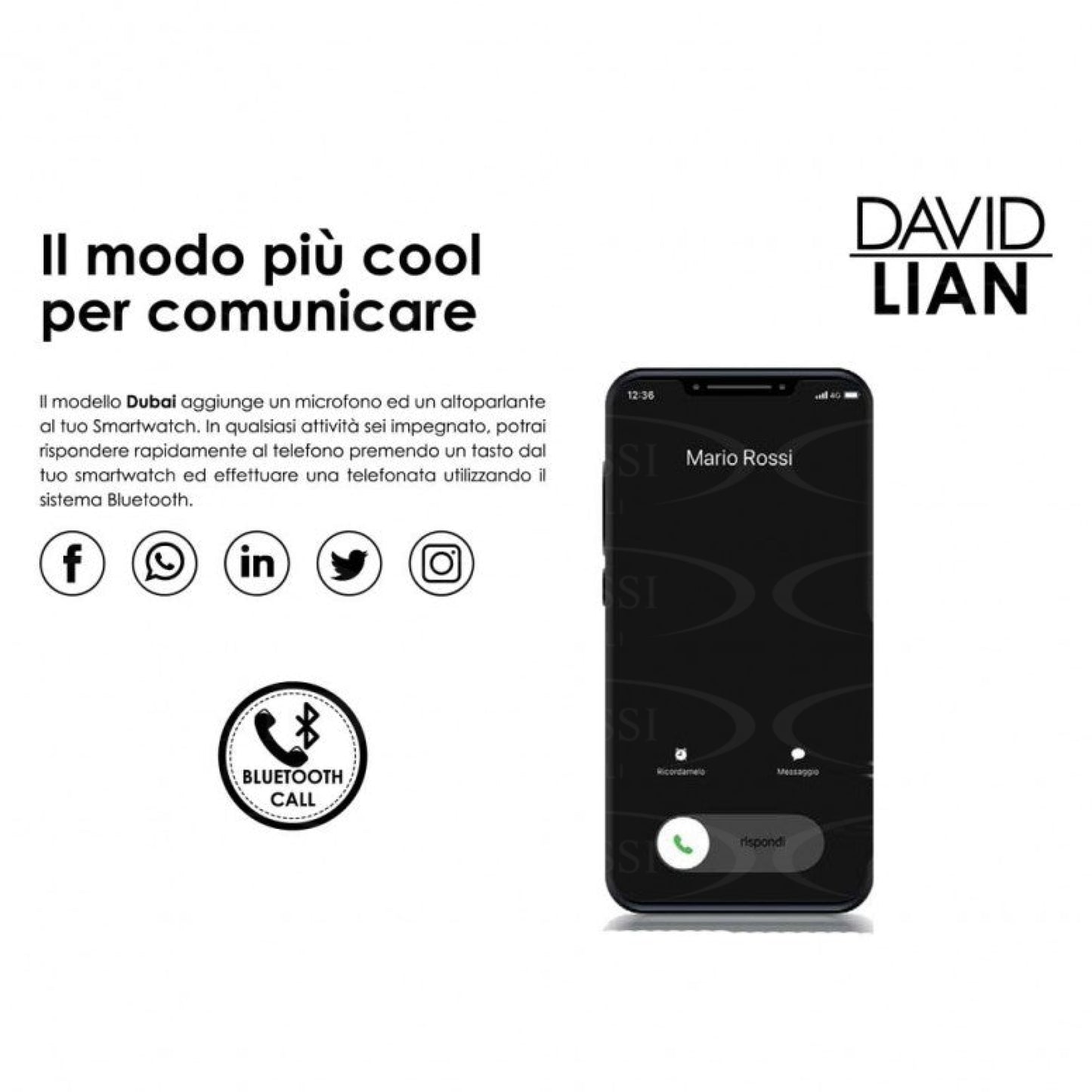 Smartwatch David Lian Milano