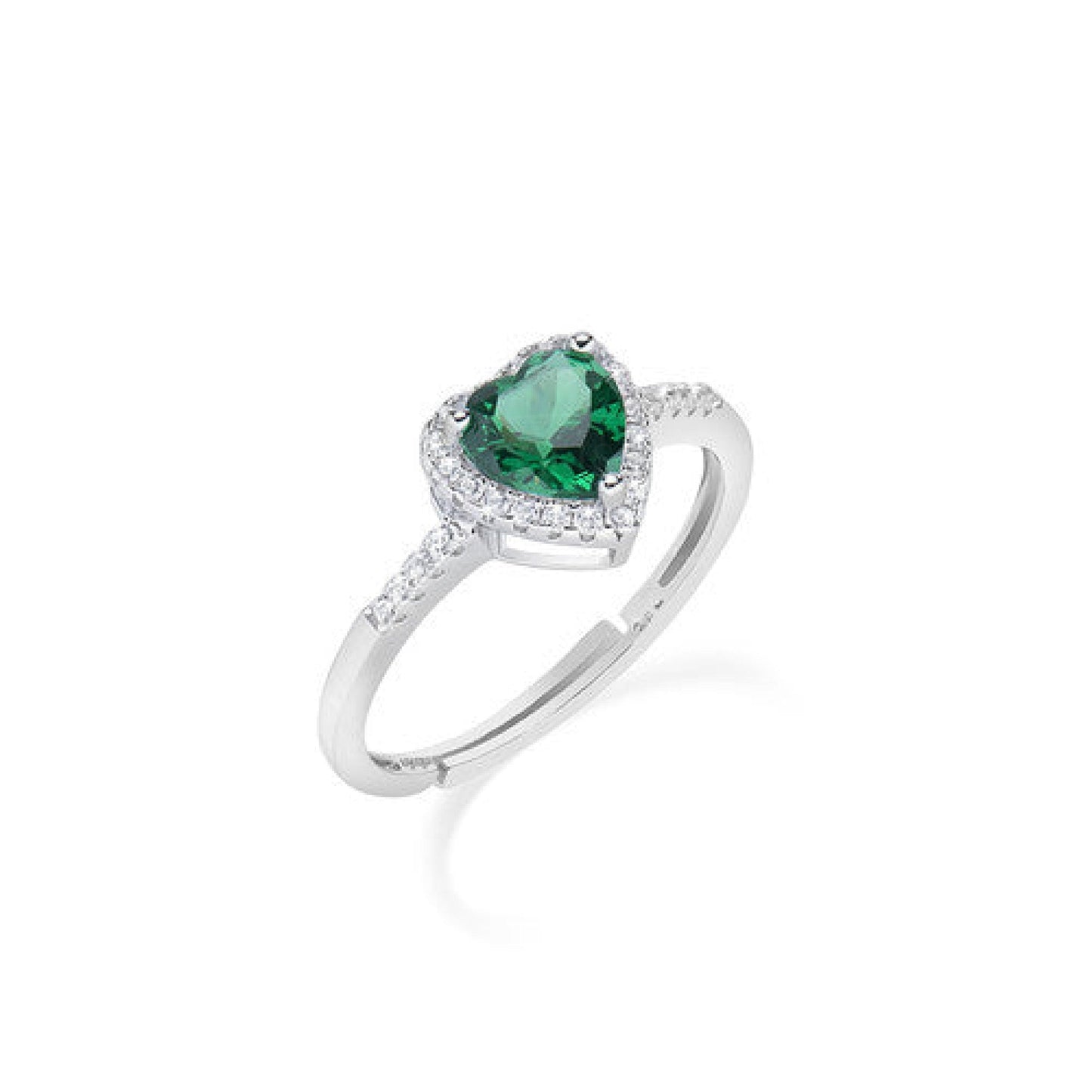 Anello Donna Amen Cuore Delloceano Verde Anelli