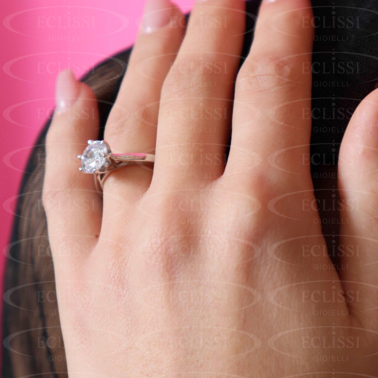 Anello Donna Argento mod. Elizabeth - Eclissi Gioielli
