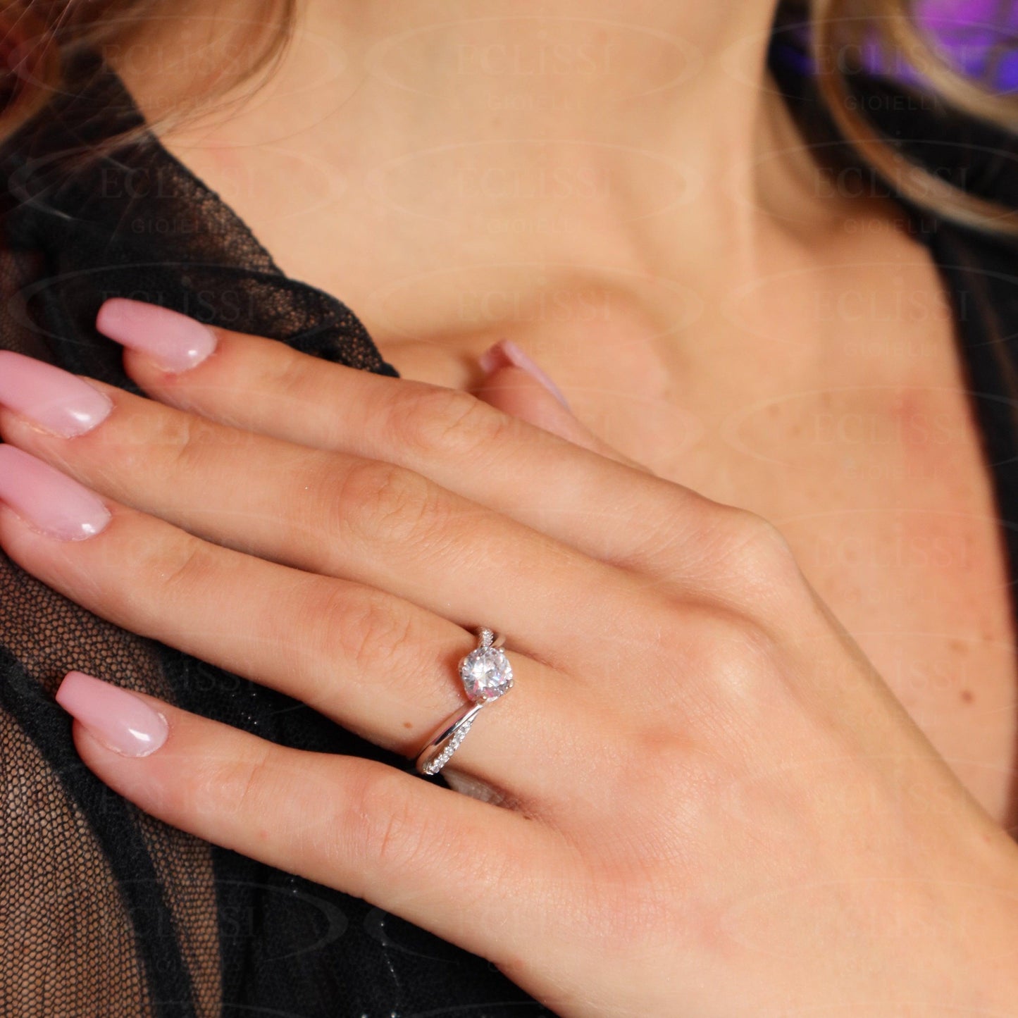 Anello Donna Argento mod. Victoria - Eclissi Gioielli