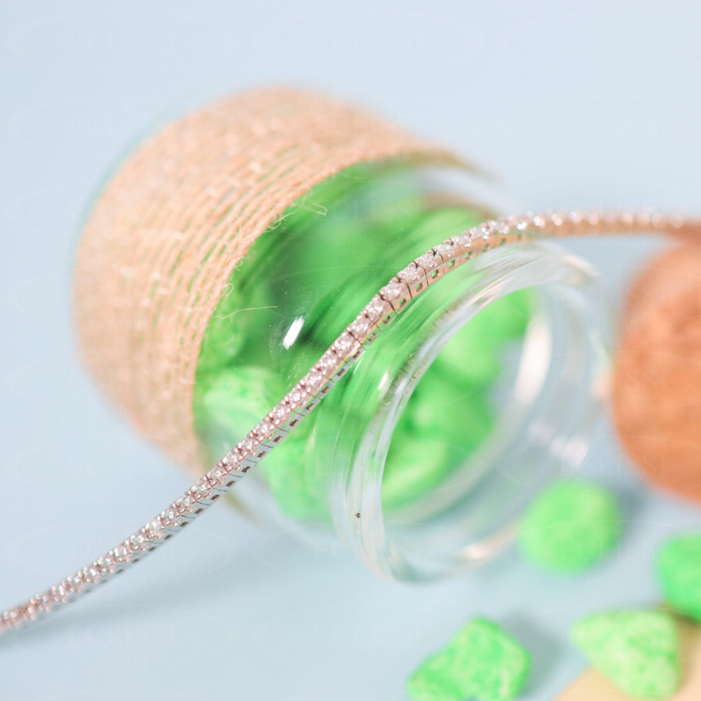 Bracciale Tennis Bianco mod. Sofia - Eclissi Gioielli