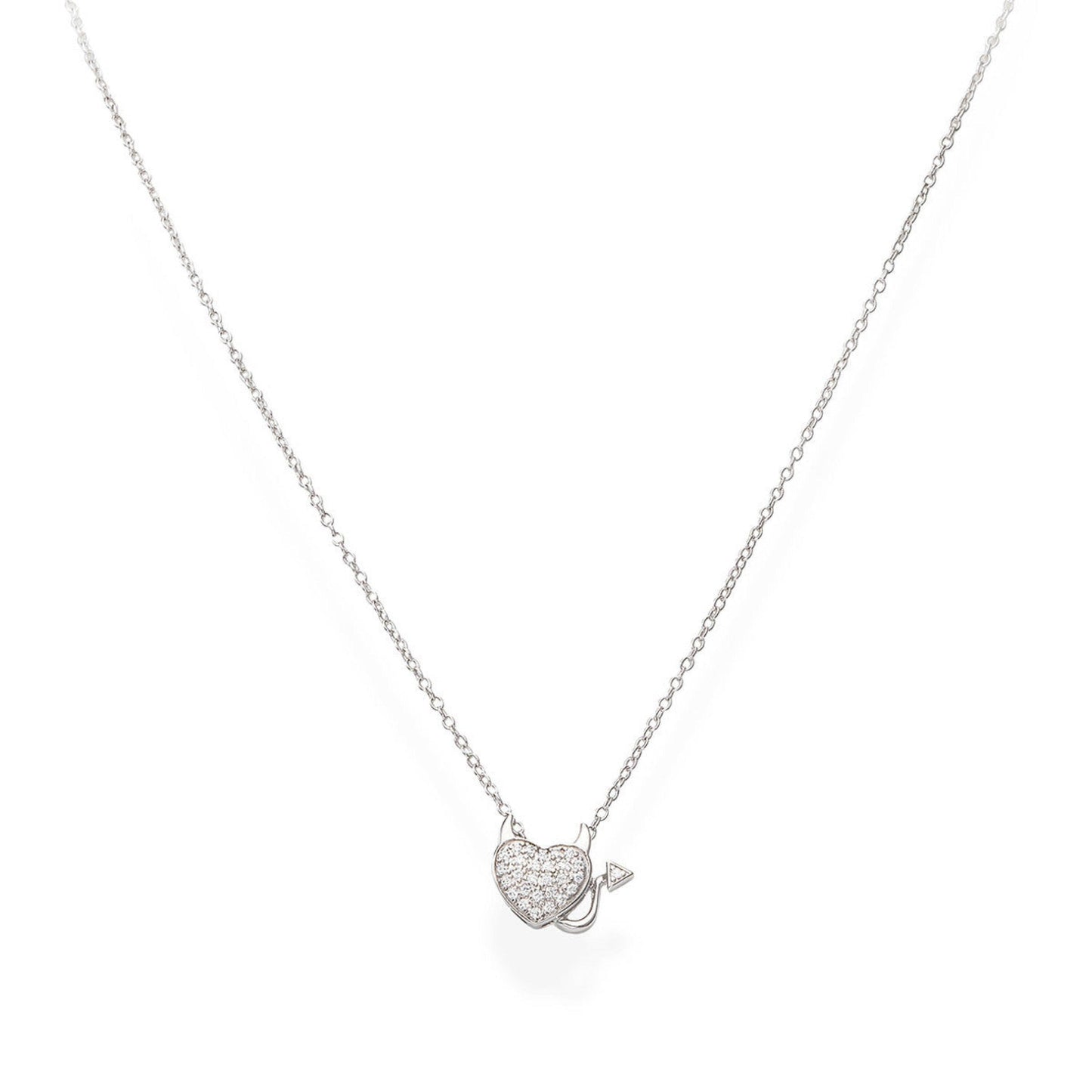 Collana Donna Amen Con Cuore E Zirconi. Collane