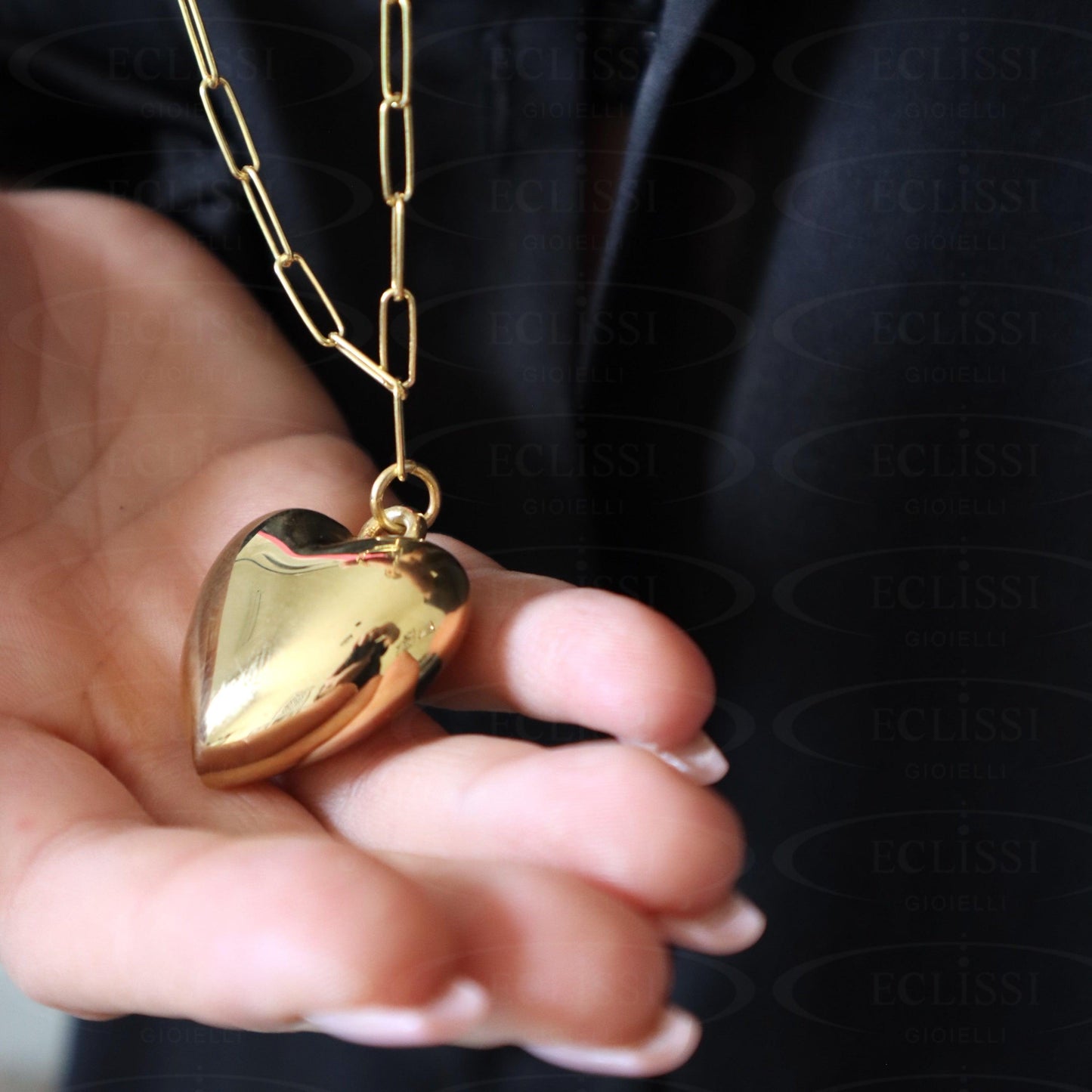 Collana Donna Argento Cuore Piccolo mod. Enea - Eclissi Gioielli