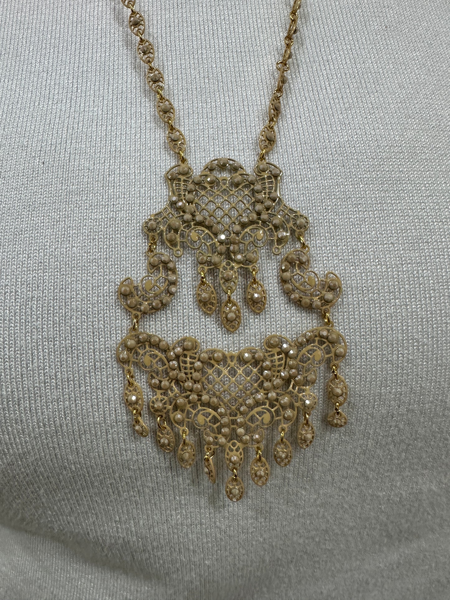 Collana LaGriffe Biscotto Con Swarovski
