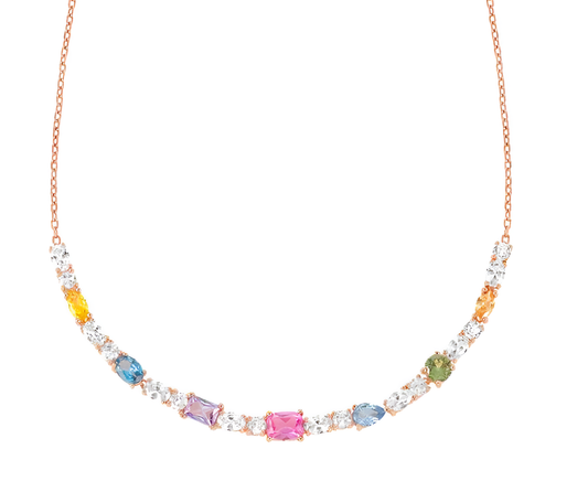 Collana Nomination Colour Wave Mix Pietre Colorate