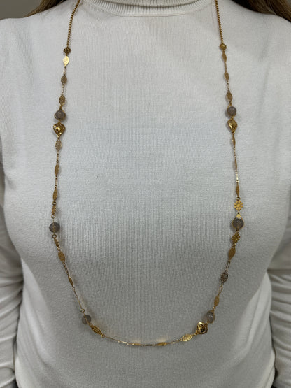 Collana LaGriffe Con Quarzo Fumè
