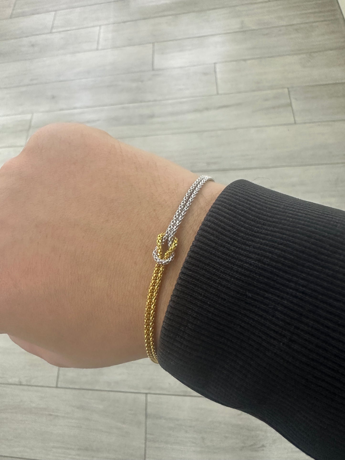 2 Bracciali Nodo In argento