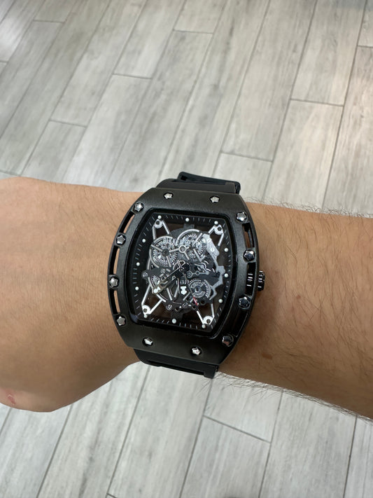 Orologio Bikkembergs Skeleton Nero Con Fondello A Vista