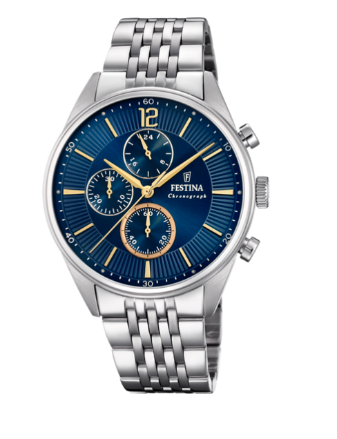 Orologio Festina Timeless Cronografo Blu - F20285/3