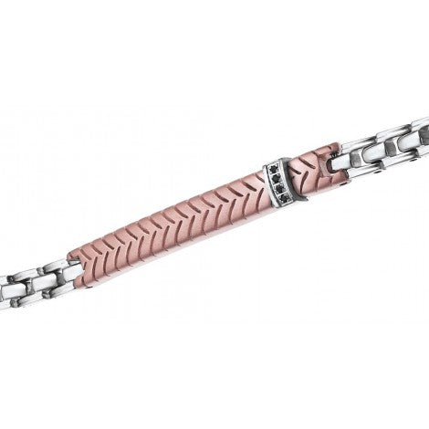 Bracciale Zancan Con Piastra Centrale Rosè