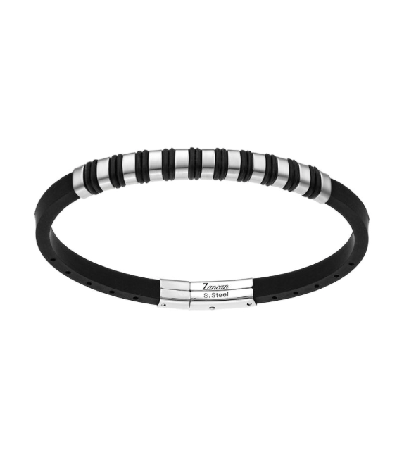 Bracciale Hi Teck Zancan In Silicone Nero