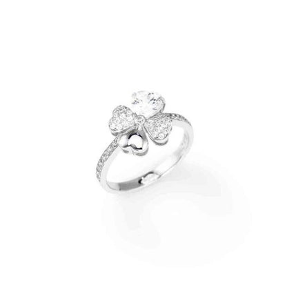 Anello Donna Amen Quadricuore Bianco Anelli