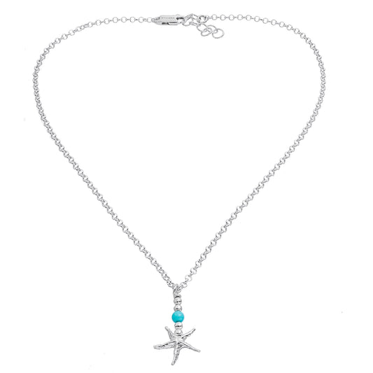 Collana Oltremare Athena In Argento Con Stella Marina Collane