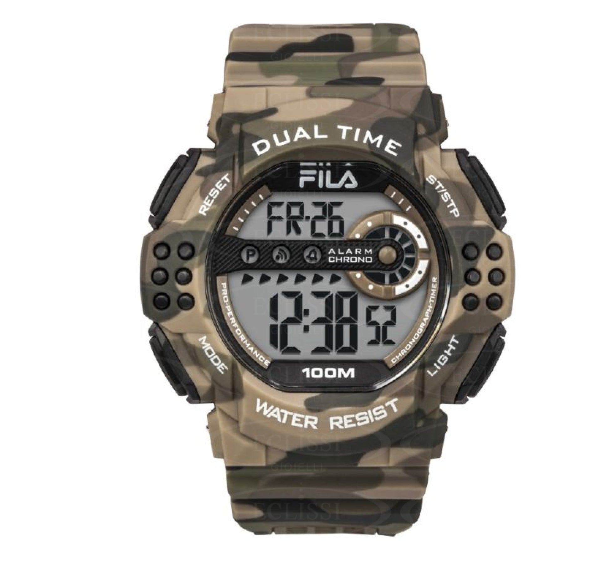 Orologio Uomo Donna Fila Digitale Verde Militare – Eclissi Gioielli
