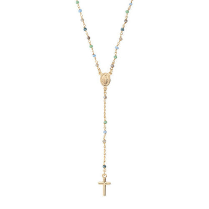 Rosario Classico Amen Con Cristalli Multicolor Collane