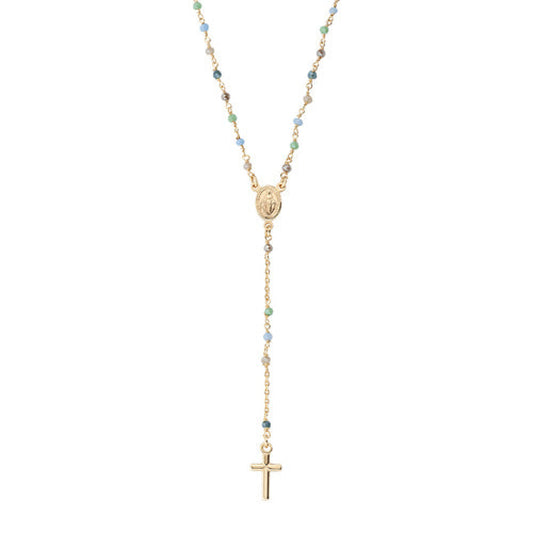 Rosario Classico Amen Con Cristalli Multicolor Collane